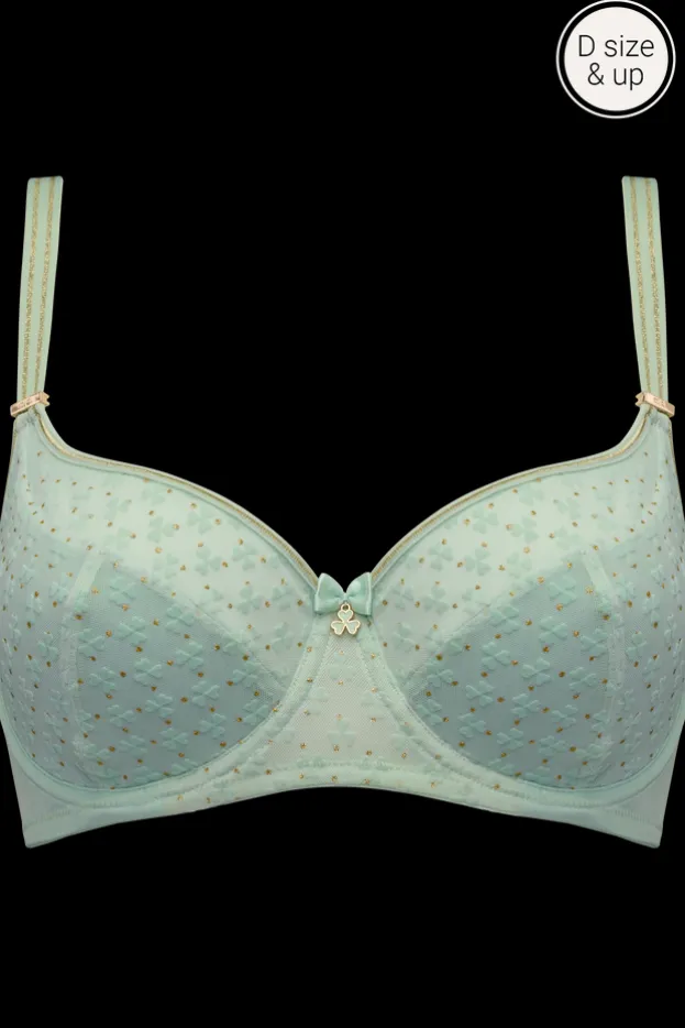 lucky-clover-semi-padded-plunge-balcony-bra