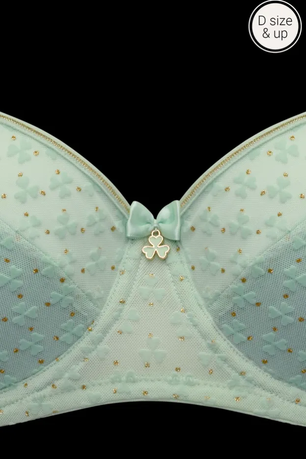 lucky-clover-semi-padded-plunge-balcony-bra